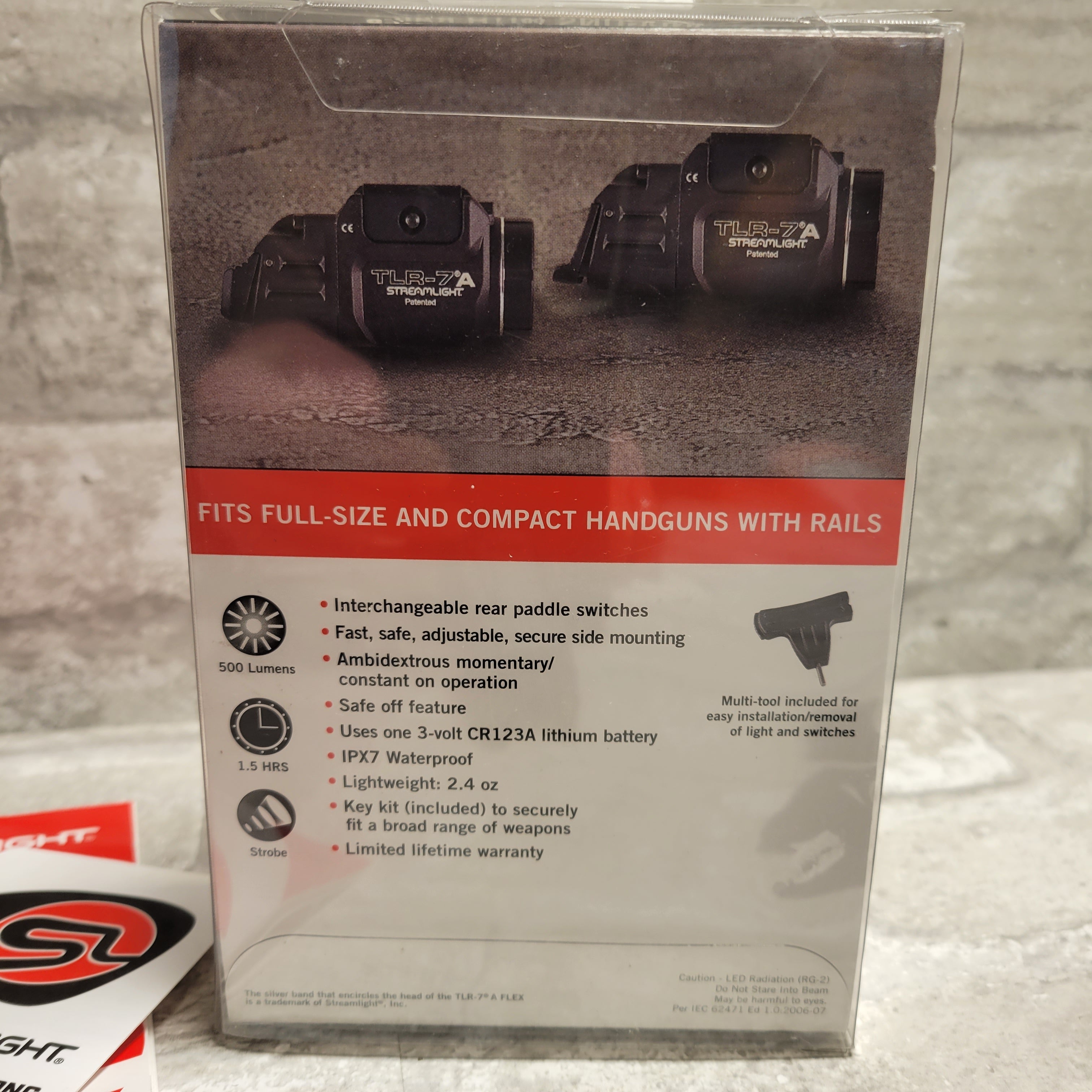 Streamlight TLR-7A Mounted Light - Black (8008329429230)